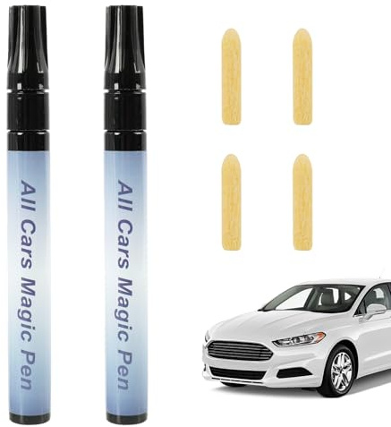 sofun 2 PCS All Cars Magic Pen, Car Scratch Remover Pen, Weatherproof Auto Paint Repair Pen For All Vehicle Colors