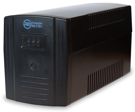 Power Siltek UPS EA2150 - Gruppo di Continuità, Potenza Reale 1500VA/900W, Computer Power 2250VA /1530W, per PC Desktop, Modem - Software Incluso