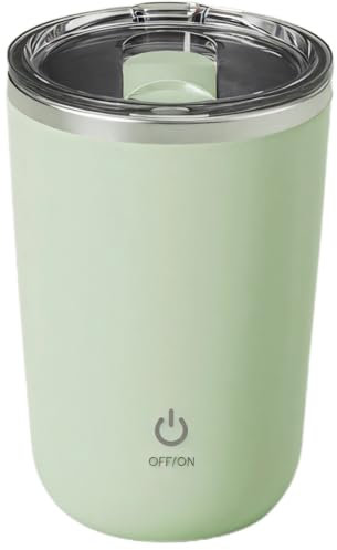 byepica USB Rechargeable Auto Stirring Mug - 350 Ml Self-Mixing Stainless Steel Cup for Coffee, Protein Shakes, Matcha, Hot Cocoa