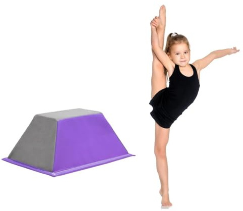 Support d'équilibre cube d'entraînement de gymnastique rythmique bloc d'équilibre d'entraînement de cascades de pom-pom girl bloc d'entraînement d'équilibre polyvalent pour exercices de culbutage