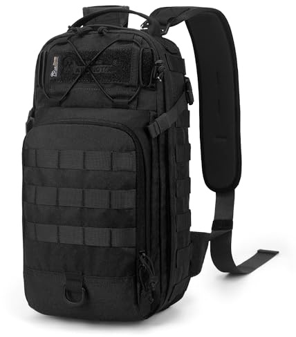 Mardingtop 18L Taktischer Rucksack für Herren mit abnehmbaren Schultergurten Vielseitiger 3-in-1 Rucksack für Outdoor, Camping und Arbeit