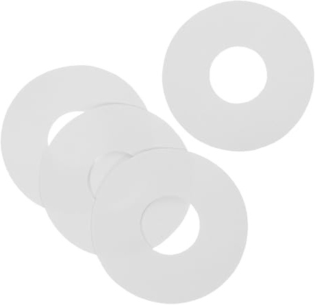 BESPORTBLE 4piezas Junta De Válvula De PVC para Bote Inflable Blanco Repuesto para Sellado De Kayak Inflable y Colchón Juntas De Sellado