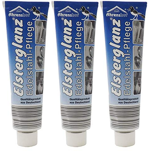 6x 150ml Elsterglanz Orig, Edelstahl-Pflege Edelstahl Politur Edelstahlreiniger