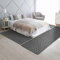 Floordirekt Sisal-Bettumrandung Tiger-Eye | Bettvorleger Sisal Teppichläufer | 3-teiliges Läufer-Set in 3 Größen (B: 80 cm | L: 1 x 300 cm + 2 x 150 cm, Anthrazit)