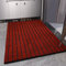 Swsen Schmutzfangmatte - Rutschfester Fußmatte für Haustür Innen und Außen - Waschbarer Schuhmatte mit äußerst Starker Schmutz und Feuchtigkeitsaufnahme, Rot, 50 x 80 cm