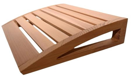 Colcolo Poggiatesta per Sauna in Legno Supporto per Collo Attrezzatura Ergonomica E Confortevole Supporto in Legno Cuscino per Sauna per