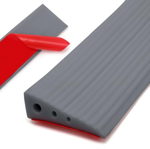 Dörrtröskelramp, 100x6x2 cm Dörrtröskelramp Dammsugarrobot, Schwellenrampe Rullstolsramp PVC Ramp för barnvagn, rullator eller e-Scooter,