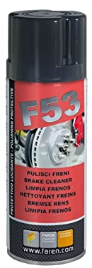 Faren F53, Pulisci Freni, pulisce da grasso, polvere e olio e riduce notevolmente i fastidiosi rumori dei freni, Spray 400ml