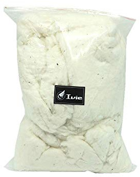 Relleno amistoso orgánico crudo de Eco del color natural del bateo de la fibra del algodón para las muñecas del edredón de la almohada (1 libra)