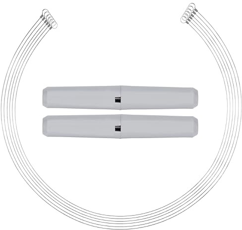 ANDUSTRIAL Stainless Steel Cheese Cutting Replacement Wires For Soft and Hard Cheese - Easy to Use and Clean - 6 Wires 24 + 1 Pair Egronomic Plastic Handle