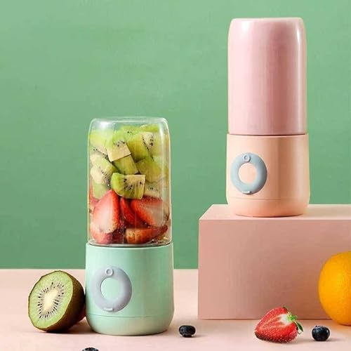 Blender portable pour milkshake, smoothie, et jus de fruit (Rose)