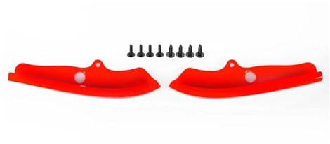 Frontspoiler Für Dodge Für Challenger R/T Scat Pack 2015 2016 2017 2018-2022 Rhyming Frontstoßstange Lippe Schaufelschutzleiste Diffusor Spoiler Splitterschutz Spoiler Protector (Farbe : Rot)