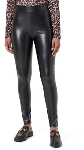 Dim Legging Femme Effet Cuir Relax & Go x1,Noir,S