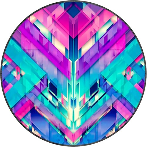 LUJKYT Drum Rug Drum Mat Non-Slip Drum Mat Soundproof Mat for Carpet Electronic Drums Bass Drum Drums Snare Drums Musical Instruments Round Floor Mat-L||160CM