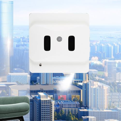 Lnlscle Lavavetri Automatico, Pianificazione Intelligente del Percorso con Telecomando, Spegnimento ups, Durata Batteria/Blocco di Sicurezza, Robot Lavavetri per Piastrelle, Pavimenti