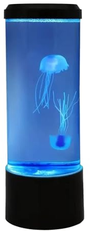 Sulxyi Jellyfish LavaLamp, 7 Färgskiftande LED Lampa, Realistisk Jellyfish Simulation, USB Strömförsörjning, Justerbar Hastighet, Inredning för Hem, Kontor eller Sovrum