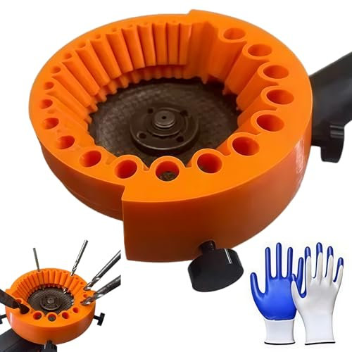 Affilacoltelli per trapano, affilatrice per trapano, strumento universale per affilare punte da 2 a 13 mm, smerigliatrice angolare da 125 mm