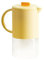 Glass Water Pitcher, Heat Resistant Easy Clean Tea Pitcher with Handle, 9.06x7.6x4.72 inches, Airtight 1500ml Container, Iced Lemonade, Lightweight and Sturdy, ABS PP