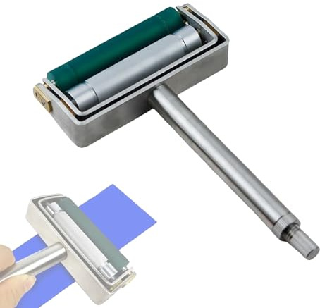 Manuell bläckproverare för 60-300 linjer - Färgvalsbläckapplikator med aniloxrulle och gummirulle, 70 mm tryckbredd, idealisk för gravyr- och flexografisk beläggning (220 Lines)