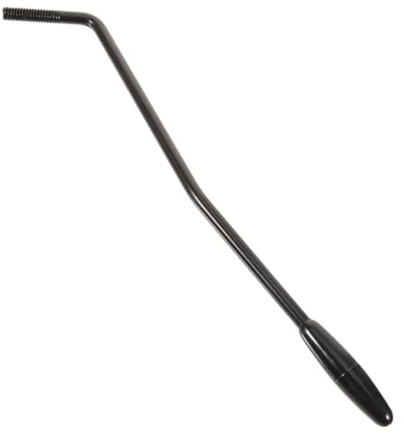 Toyvian Brazo de Trémolo Metálico Negro Rosca de 6 MM, Barra de para Guitarra Eléctrica, Accesorio para Puente, Compatible Sistemas de Trémolo, Uso Musical