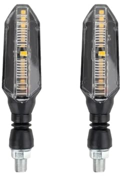 2 st gula motorcykelblinkers blinkersljus för motorcykelblinkers för Yamaha-tillbehör