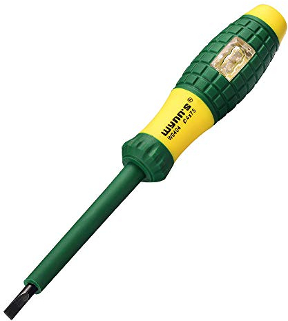 Eightwood Pen Electric Tester Mains Tester Screwdriver Electrical Screwdriver 220V Voltage Electrical Pen 220V Voltage Electric with Test Power Detector Probe