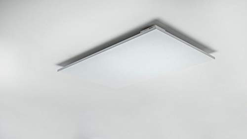 Eurom Mon Soleil 600W Ceiling Infrared Heater, WiFi Smart Control, Frameless Panel, Radiant Heating for Home Office Bathroom, Built-in Thermostat, Space Saving Ceiling Mounted Electric Heater (7–15m²)