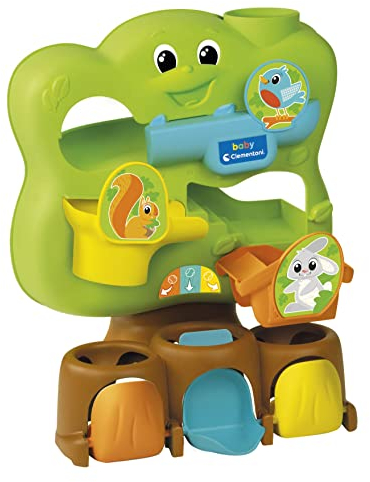 Clementoni Baby 17687 - PlayForFuture - Mon Arbre à Balle - Jouet de Motricité et d'Éveil Éducatif pour Bébés et Jeunes Enfants de 12 à 36 Mois - Matériaux 100% Recyclés -