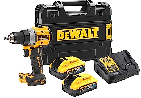 Trapano avvitatore 18 V 90 Nm (2 x 5,0 Ah Powerstack) in scatola TSTAK - DEWALT DCD800H2T-QW