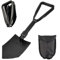 Pelle Pliante Multifonction, 58 cm, Noir, Housseen Tissu Incluse, Pelle Pliable pour Camping Etalpinisme