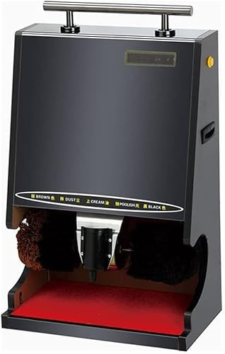 Pulidora de Zapatos Eléctrica, Limpiabotas, Máquina pulidora de zapatos por inducción automática, Máquina pulidora de zapatos eléctrica con cepillo combinado doble for autobús familiar, tren, estación