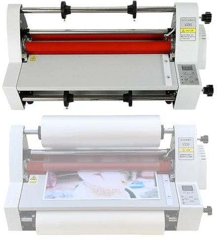 Eastnmythet 350 mm Heiß-/Kalt-Laminiergerät, 700 W, EIN-/beidseitiges Laminiergerät, Dokumentpapier-/Foto-Laminiergerät für das Home-Office und die Schule