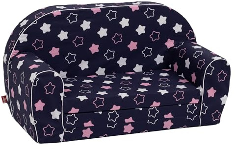 Knorrtoys 75032 – barnsoffa – stjärna blå rosa