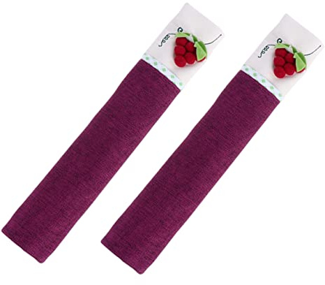 SHINEOFI 2 Pezzi Coprimaniglie per Frigorifero Set da Lavabili e Riutilizzabili Protezione Antipolvere per Elettrodomestici Comfort Inverno