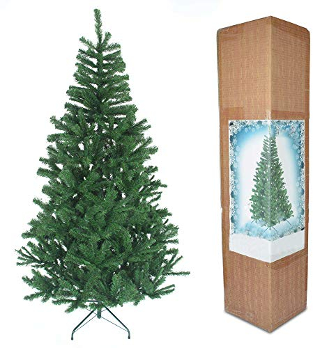 SHATCHI 4Ft/1.2m Christmas Green 230 Pines Artificial Xmas Tree with Metal Stand, 4 Feet/120cm Home Decor, 4 feet