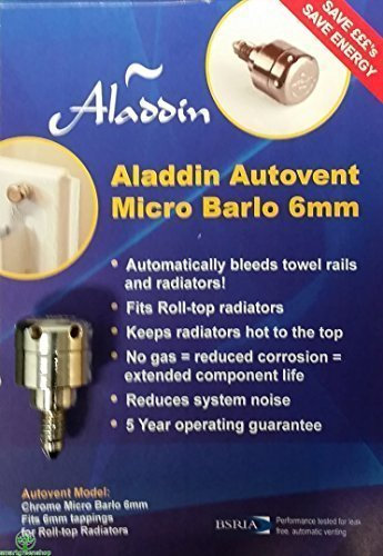 Aladdin Micro Barlo 6mm Fully Automatic Self Bleeding Radiator Valve
