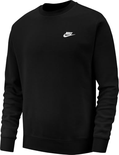 Nike Herren Sportswear Club Rundhalsshirt, Black/White, XL-T