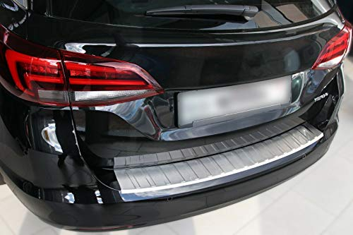 Ladekantenschutz Edelstahl MATT kompatibel für OPEL Astra K Sports Tourer | BJ ab 2015 | Premium Qualität von RECAMBO