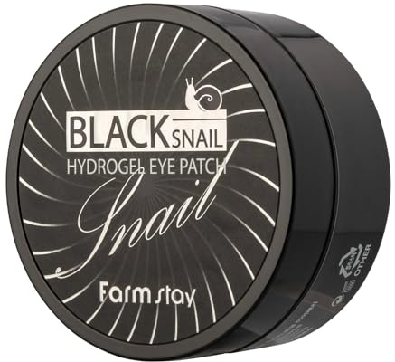 FarmStay Black Snail Hydrogel Eye Patch, eye mask