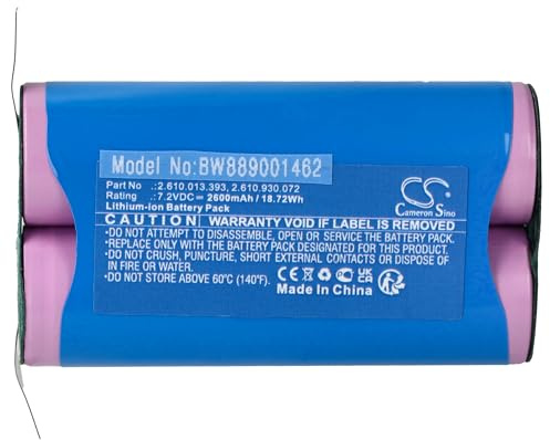 vhbw Akku kompatibel mit Dremel Driver 1120, Stylus 1100, 1100-25, 1100LI Werkzeug (2600 mAh, Li-Ion, 7,2 V)