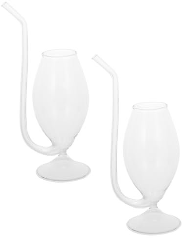 Cabilock Lot de 2 Verres à Vin Élégants de Vampire Verres à Jus à Pied Haut Ensemble de Verres Créatifs de 300 Ml