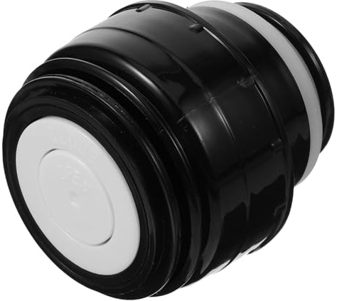 CATIEBYE Auslaufsicherer Becherdeckel Austauschbare Thermokannen Dichtungen Für Wasserflaschen Universalverschluss Für Isolierkannen Schwarze Und Weiße Varianten Auslaufsichere