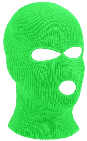 HAGOT Cagoule 3 Trous, Cagoule Balaclava, Balaclava à 3 Trous Tricoté, Cagoules de Visage Comple, pour Ski Moto Vélo Cyclisme, pour Hommes et Femmes