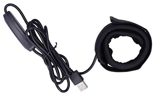 Generic Cinturón Calefactor de Lente USB con Control de Temperatura de 3 Velocidades para Desempañamiento de Cámara y Telescopio, Potencia de Calentamiento de 6,5 W, Material Compuesto Flexible,