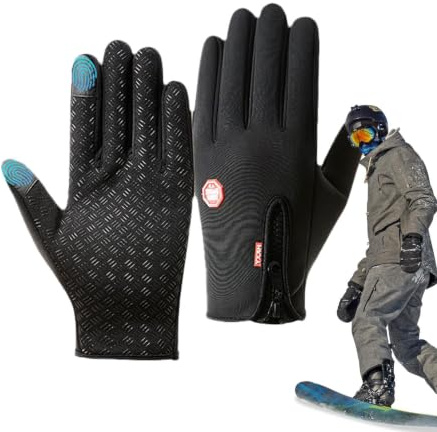 Skidhandskar,Kallväderhandskar Vattentät | Vinter vindtäta cykelhandskar för män Kvinnor Skidåkning Snowboard Vinter Utomhussport Kallt väder Arbete Snöskoter Isfiske
