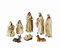 Krippenfiguren aus Polymagnesium Maria Josef Jesus Könige Hirte 8er Set