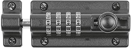 Kasp K62004D Lucchetto con serratura a combinazione, nero/argento