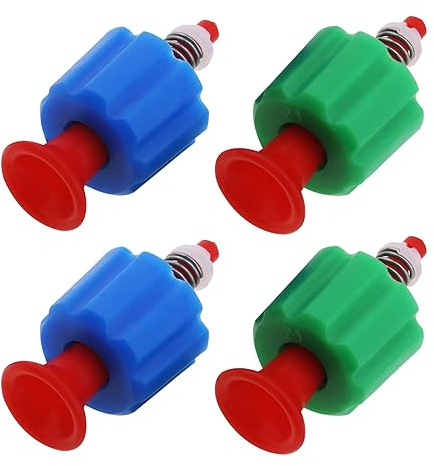 4PCS Sicherheits-Entlassventil Druckentlastungsventil Entlüftungsventil Entlüftungsventil für 3L/5L/8L Rucksack Spray Bewässerung Anschlüsse Ausrüstung