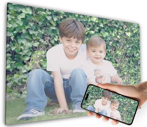mubusi Cuadro Personalizado con tu Foto - 20 Tamaños Disponibles - 60x40 cm - Foto Lienzo sobre Bastidor de Madera