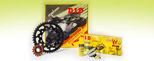 E-BIKERS/DID KIT TRASMISSIONE CATENA CORONA PIGNONE rapporti modificati DID PREMIUM compatibile con BENELLI TRK 502 X ABS dal 2018